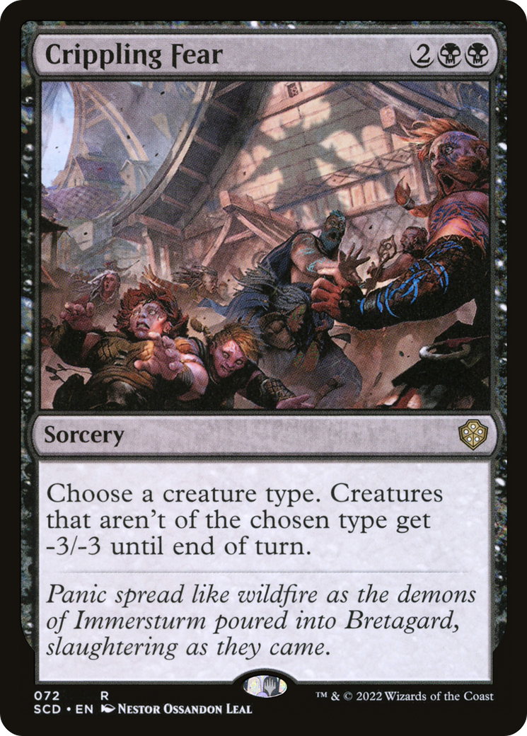 Crippling Fear [Starter Commander Decks]