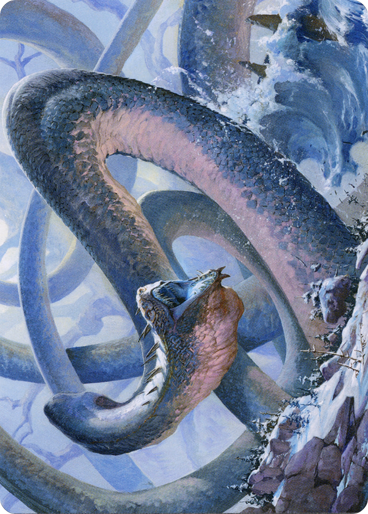 Koma, Cosmos Serpent // Koma, Cosmos Serpent (ASKHM-060) - Art Series: Kaldheim (Borderless) Foil