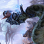 Lonis, Cryptozoologist // Lonis, Cryptozoologist (AMH2-057) - Modern Horizons 2 Art Series (Borderless) Foil