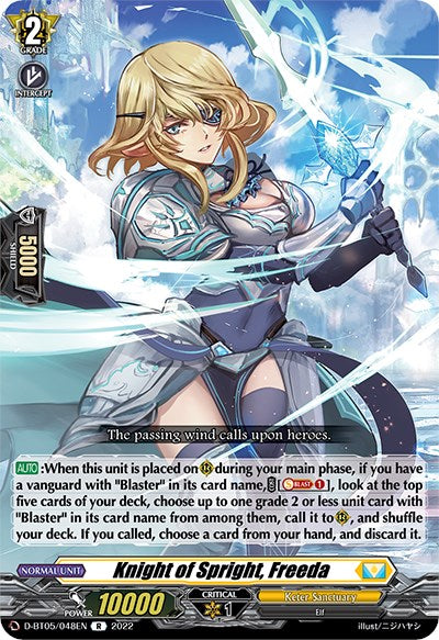 Knight of Spright, Freeda (D-BT05/048EN) [Triumphant Return of the Brave Heroes]