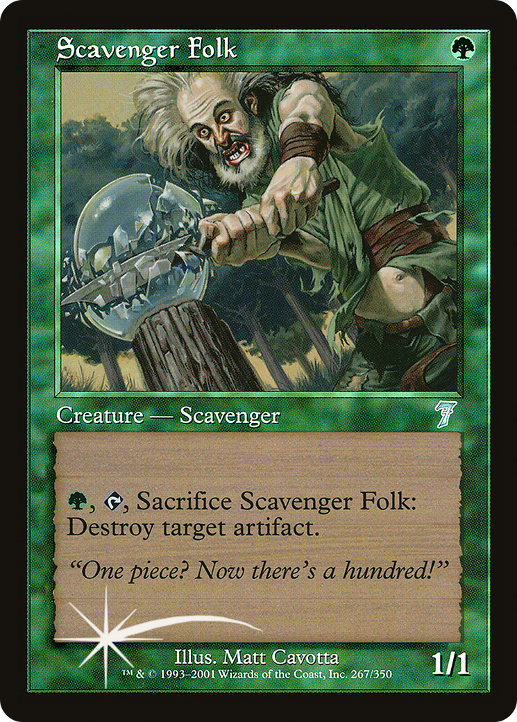 Scavenger Folk (7ED-267★) - 7th Edition