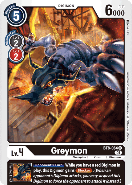 Greymon [BT8-064] [New Awakening]