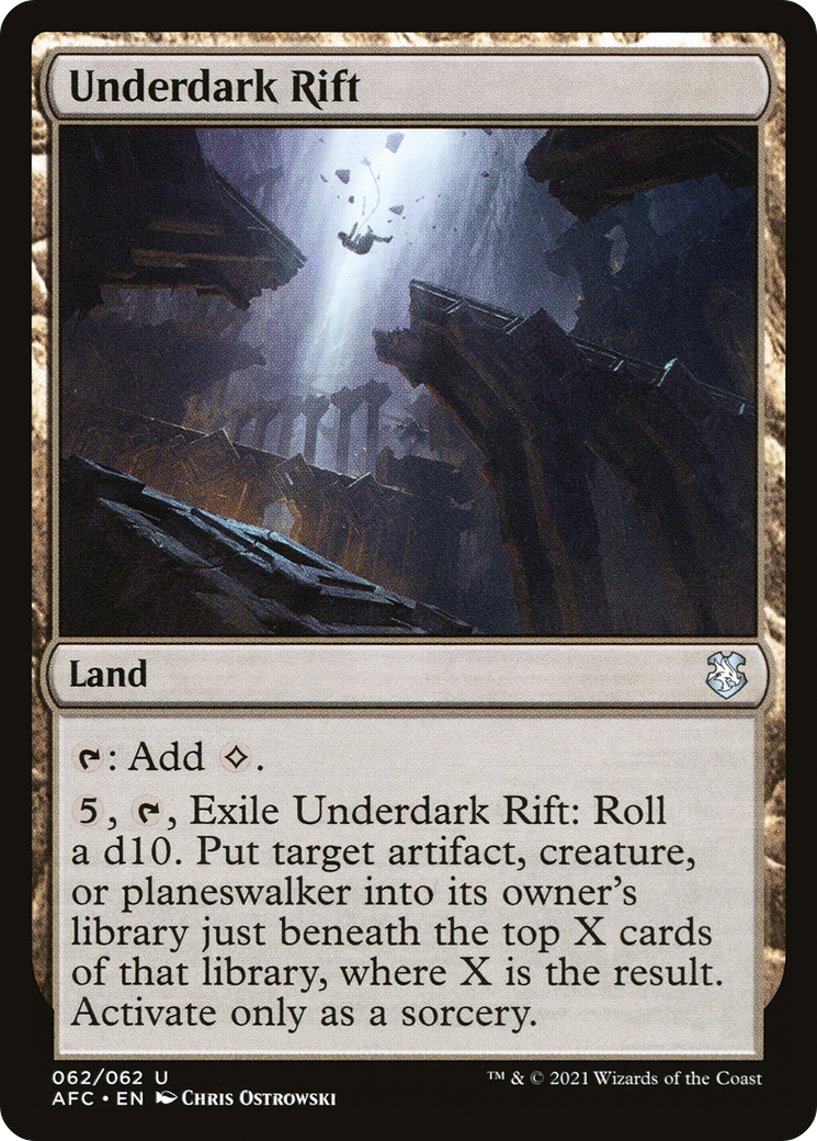 Underdark Rift [Dungeons & Dragons: Adventures in the Forgotten Realms Commander]