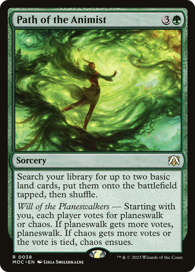 Path of the Animist [March of the Machine Commander]