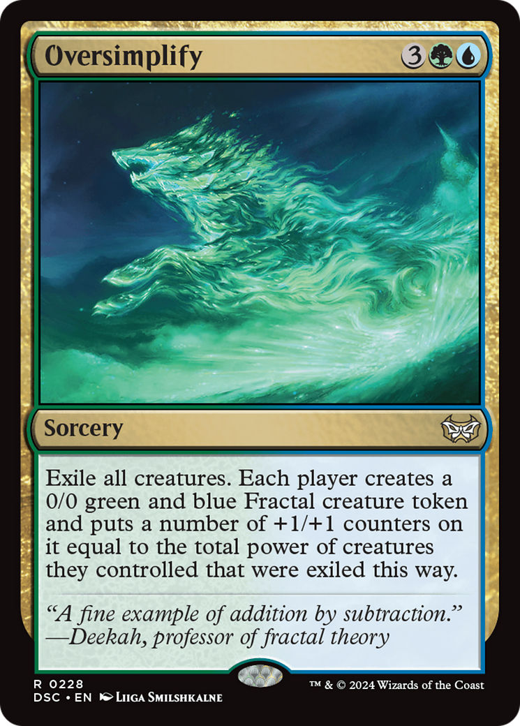 Oversimplify [Duskmourn: House of Horror Commander]