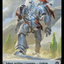 Mercenary // Golem Double-Sided Token [Outlaws of Thunder Junction Tokens]