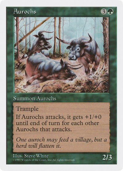 Aurochs (5ED-) - Fifth Edition