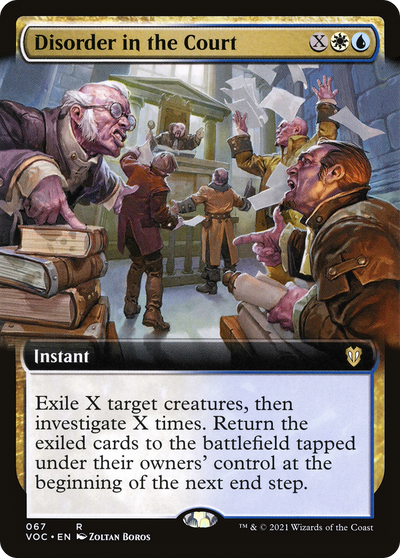 Disorder in the Court (Extended Art) [Innistrad: Crimson Vow Commander]