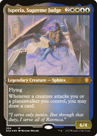 Isperia, Supreme Judge (Foil Etched) [Starter Commander Decks]