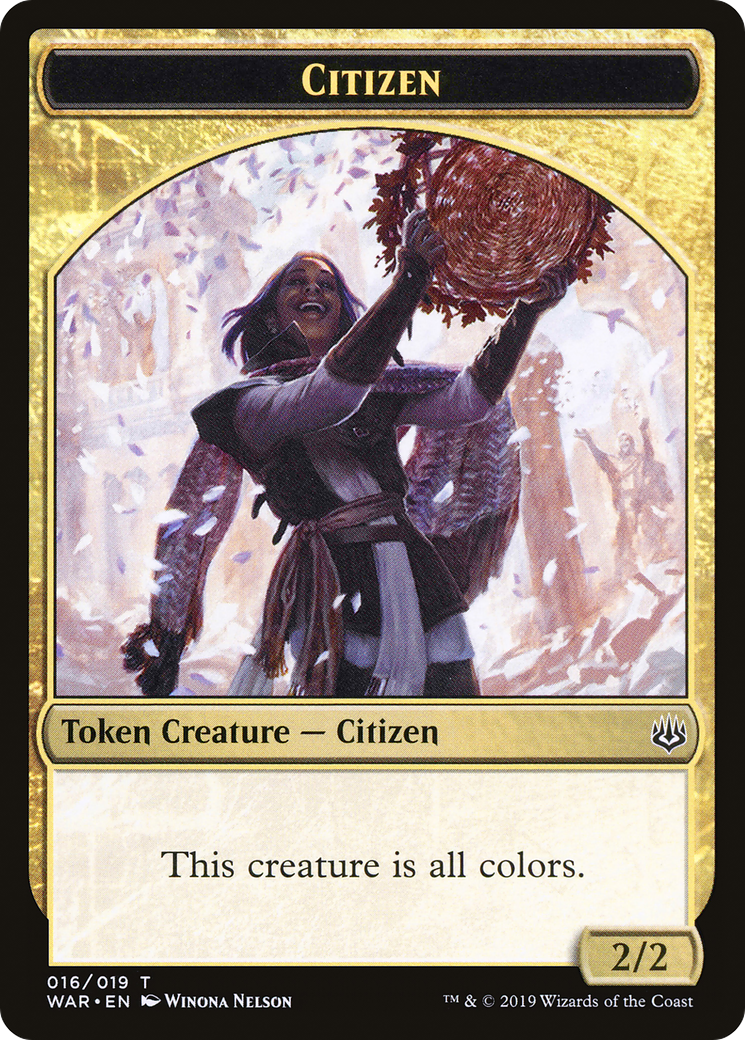 Citizen (WAR-016) - War of the Spark Tokens