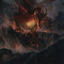 Red Dragon // Red Dragon (AAFR-081) - Adventures in the Forgotten Realms Art Series (Borderless) Foil