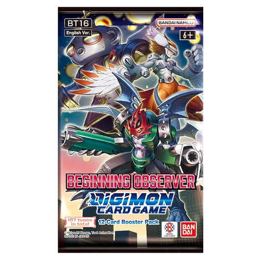 Digimon Card Game - Beginning Observer Booster Pack (BT16) *Sealed*