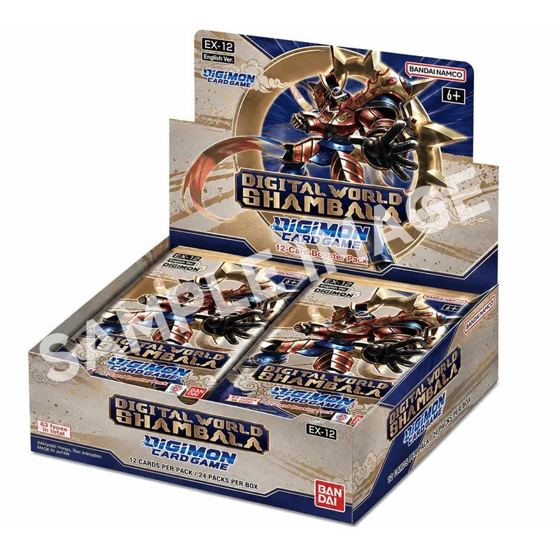 Digimon Card Game - Digital World Shambala Booster Box (EX12) *Sealed* (PRE-ORDER, SHIPS JULY 3RD)