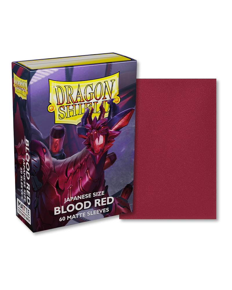 Dragonshield Sleeves - Matte Blood Red