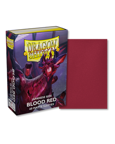 Dragonshield Sleeves - Matte Blood Red