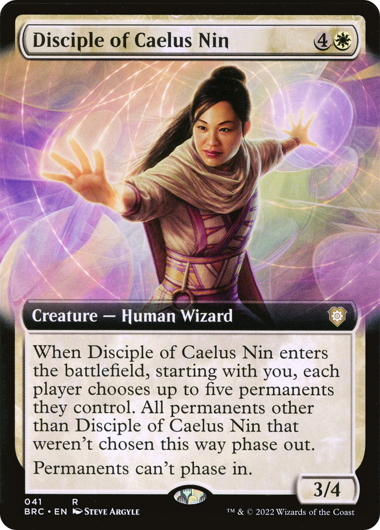 Disciple of Caelus Nin (Extended Art) [The Brothers' War Commander]