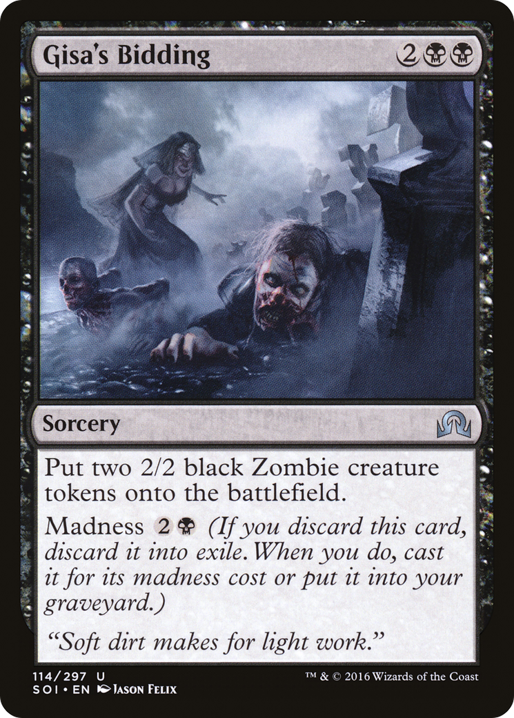Gisa's Bidding (SOI-114) - Shadows over Innistrad Foil