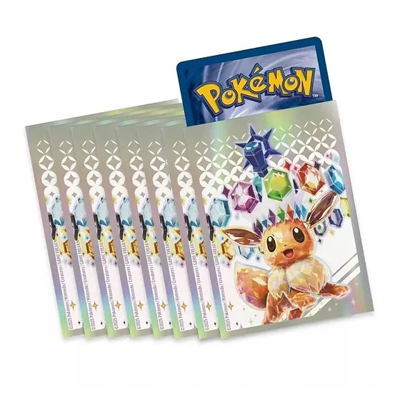 Pokémon TCG: Prismatic Evolutions Eevee ETB Sleeves (65PC) (Standard Sized)