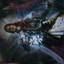 Tergrid, God of Fright // Tergrid, God of Fright (ASKHM-027) - Art Series: Kaldheim (Borderless) Foil