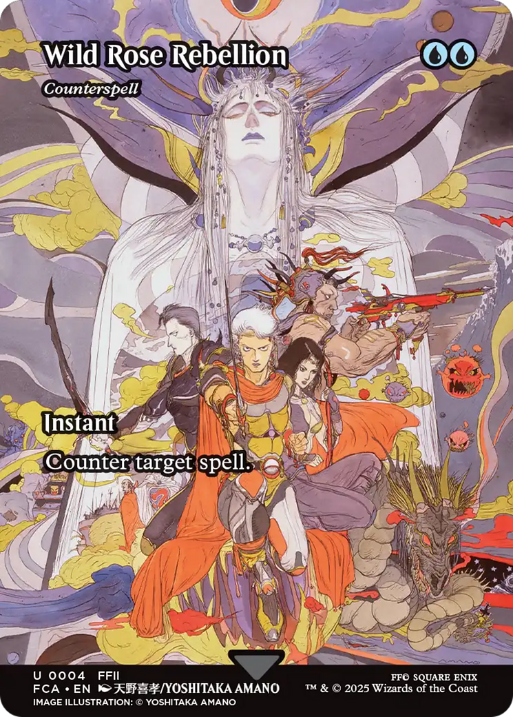 Counterspell [FINAL FANTASY: Through the Ages] / Wild Rose Rebellion (Borderless) Foil Uncommon