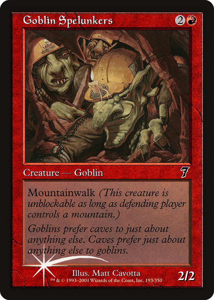 Goblin Spelunkers (7ED-193★) - 7th Edition