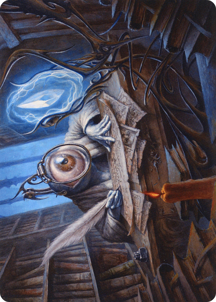 Unblinking Observer // Unblinking Observer (AMID-031) - Midnight Hunt Art Series (Borderless)