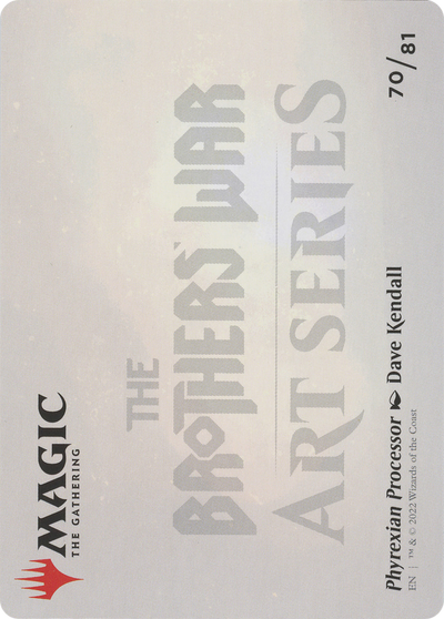 Phyrexian Processor // Phyrexian Processor (ABRO-070) - The Brothers' War Art Series (Borderless)