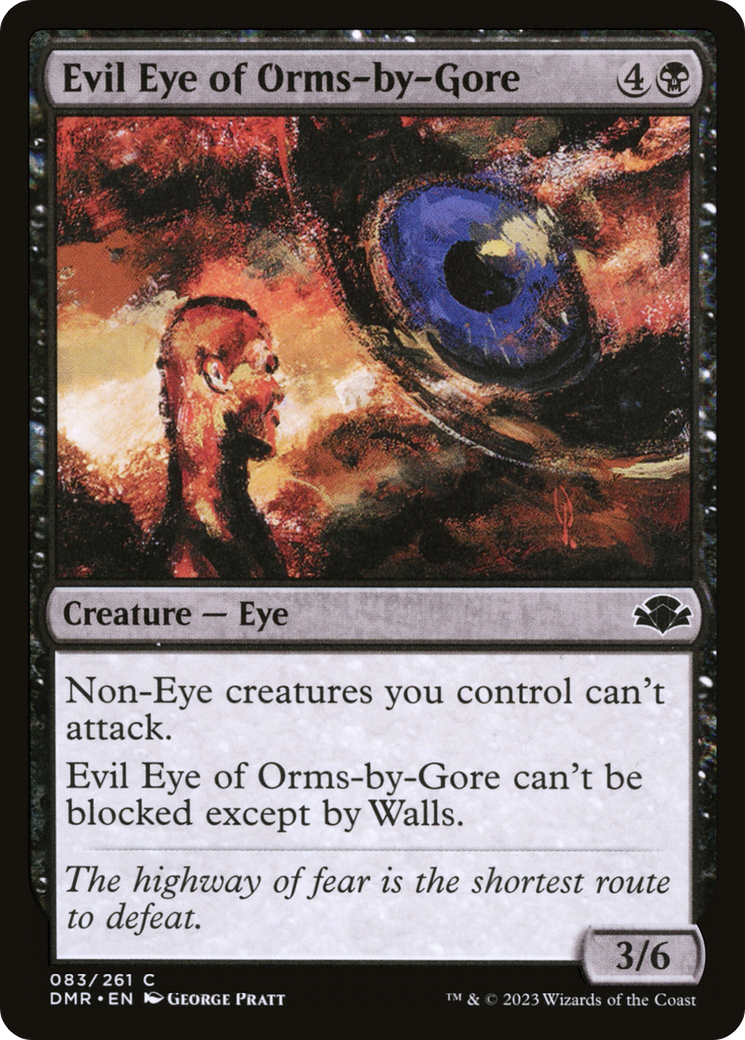Evil Eye of Orms-by-Gore [Dominaria Remastered]