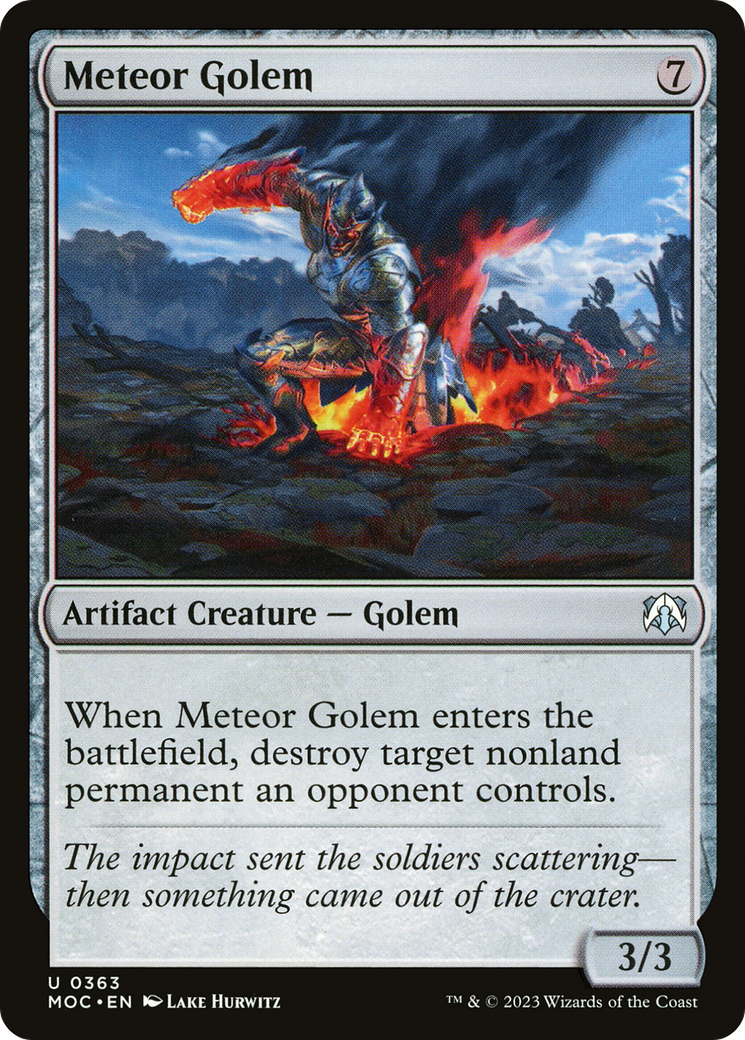 Meteor Golem [March of the Machine Commander]