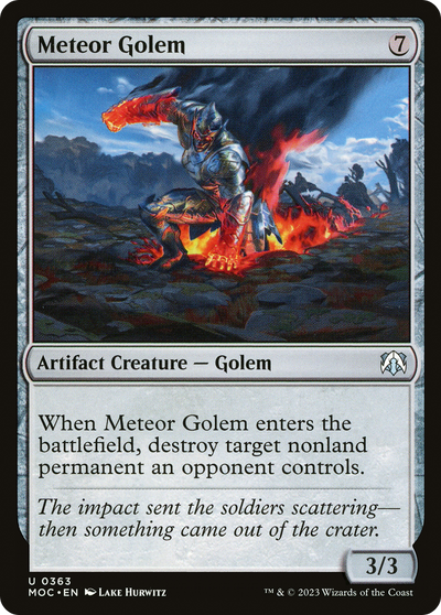 Meteor Golem [March of the Machine Commander]