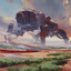 Plains // Plains (ABRO-048) - The Brothers' War Art Series (Borderless) Foil