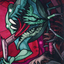 Yargle, Glutton of Urborg // Yargle, Glutton of Urborg (AMOM-072) - March of the Machine Art Series (Borderless) Foil
