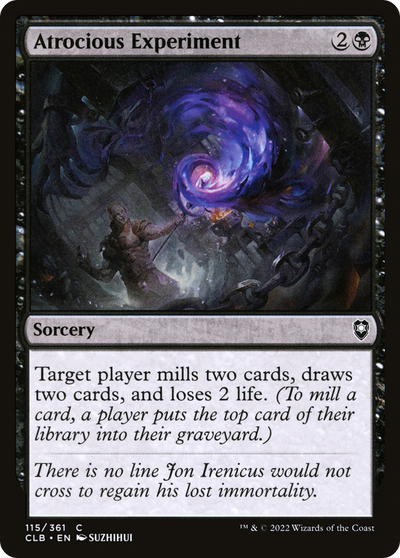 Atrocious Experiment [Commander Legends: Battle for Baldur's Gate]