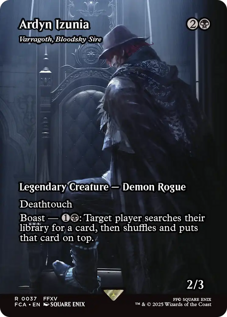 Varragoth, Bloodsky Sire [FINAL FANTASY: Through the Ages] / Ardyn Izunia (Borderless) Foil Rare