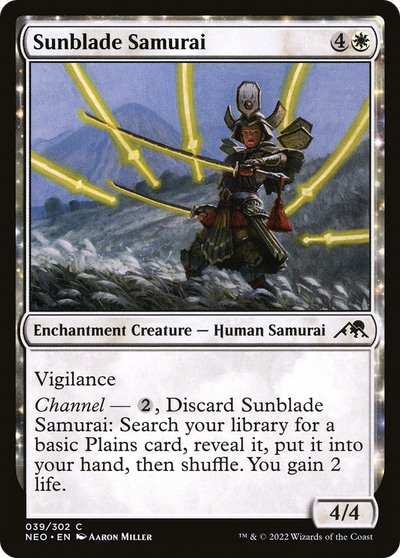 Sunblade Samurai [Kamigawa: Neon Dynasty]