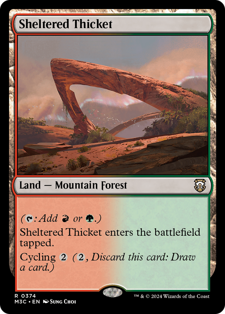 Sheltered Thicket [Modern Horizons 3 Commander]