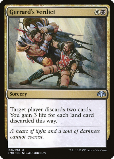 Gerrard's Verdict [Dominaria Remastered]
