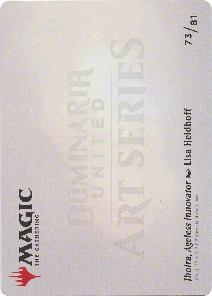 Jhoira, Ageless Innovator // Jhoira, Ageless Innovator (ADMU-073) - Dominaria United Art Series (Borderless)