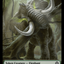 Elephant // Dinosaur (0010) Double-Sided Token [The Lost Caverns of Ixalan Commander Tokens]