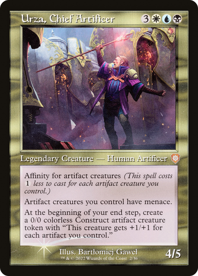 Urza, Chief Artificer (002) (Retro) [The Brothers' War Commander]