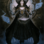 Tasha, the Witch Queen // Tasha, the Witch Queen (ACLB-076) - Battle for Baldur's Gate Art Series (Borderless) Foil