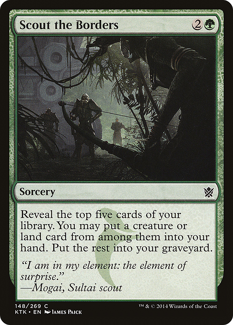 Scout the Borders (KTK-148) - Khans of Tarkir Foil