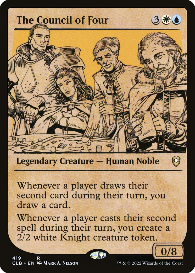 The Council of Four (Showcase) [Commander Legends: Battle for Baldur's Gate]