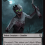 Timeless Dragon // Zombie (0007) Double-Sided Token [Aetherdrift Tokens]