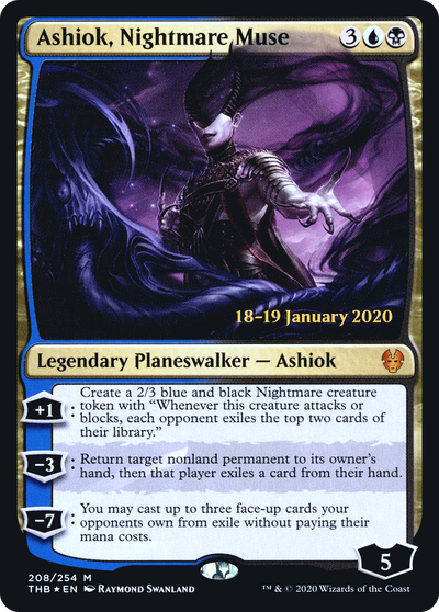Ashiok, Nightmare Muse [Theros Beyond Death Prerelease Promos]