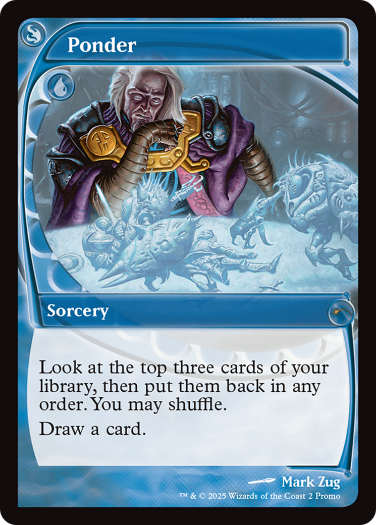 Ponder (Future Sight) (MFP-002) - MagicFest 2025 Foil