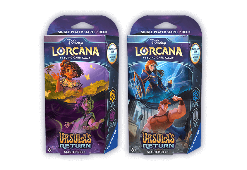 Disney Lorcana TCG: Ursula's Return Starter Deck (S4) *Sealed* (PRE-ORDER, SHIPS JULY 19TH)
