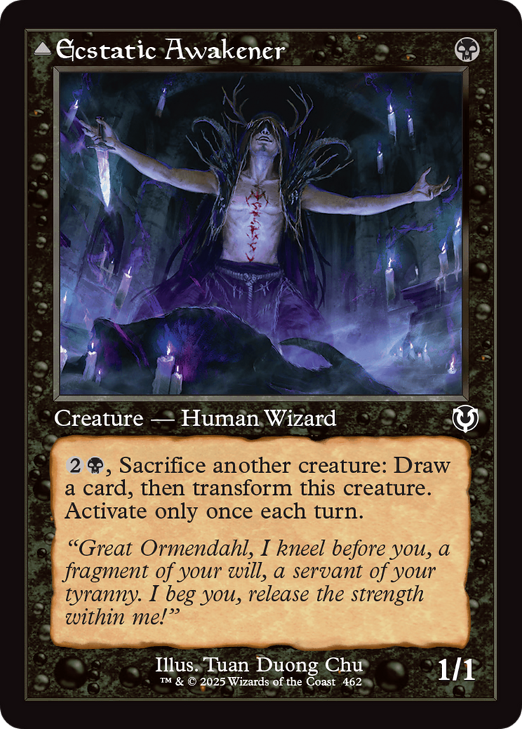 Ecstatic Awakener // Awoken Demon (Retro Frame) [Innistrad Remastered]