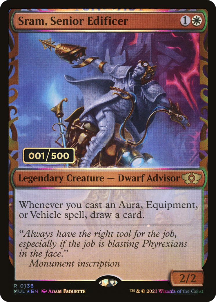 Sram, Senior Edificer (Serialized) [Multiverse Legends]