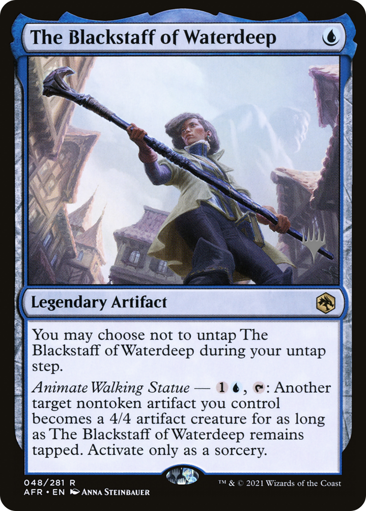 The Blackstaff of Waterdeep (PPAFR-48P) - Adventures in the Forgotten Realms Promos